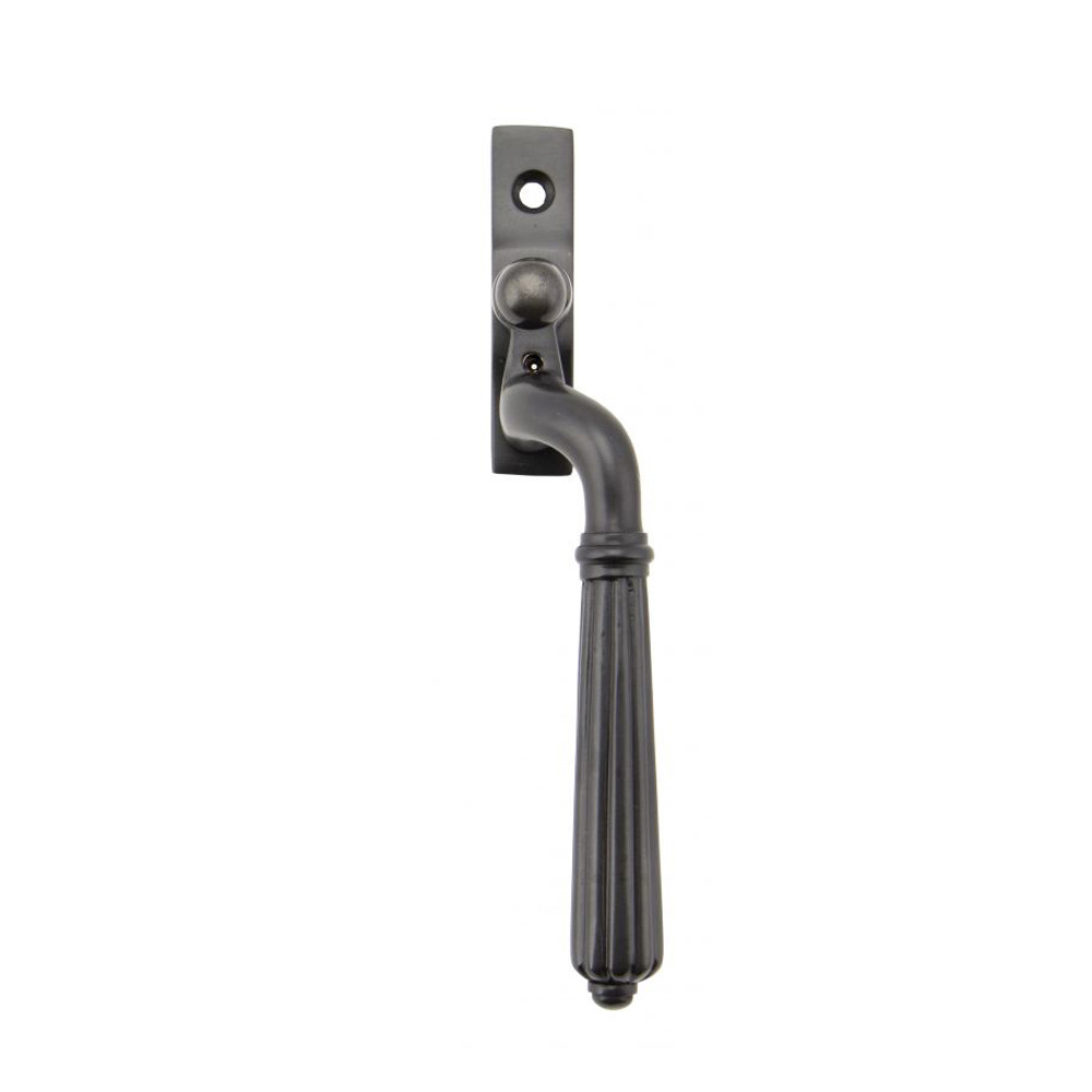 From the Anvil Hinton Espag Window Handle -  Aged Bronze (Right Hand)